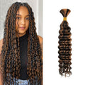Deep Wave Human Braiding Hair - 16 Inch 100% Brazilian Virgin Hair