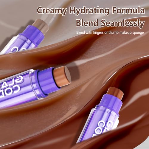Cream Bronzer Stick for Face & Body - Contouring & Sculpting Makeup, Light to Light-Medium Skin, Vegan & Cruelty-Free