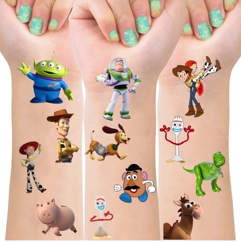 8 Sheets Temporary Tattoos for Kids - Party Favors