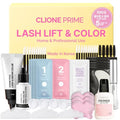 CLIONE PRIME Black Lash Lift & Eyebrow Color Kit - Temporary, Nourishing Vitamin C Formula