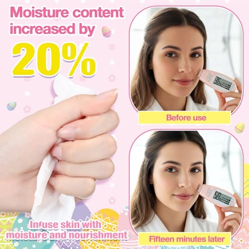 Loopeer 6 Pcs Easter Gifts Bulk for Adults Easter Basket Stuffers for Adults Spring Facial Masks for Girls Women Teacher Employees Party Favors Bulk