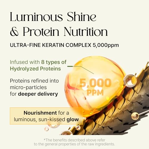 LA'DOR Hinoki Perfumed Shampoo - Keratin & Protein for Damaged Hair