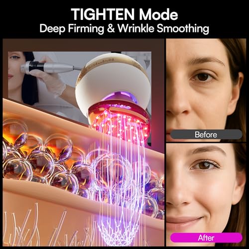 INIA SPHERA 8-in-1 Microcurrent Facial Device with Red Light & Cooling