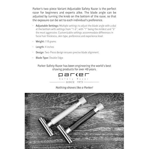 Double Edge Razor Blade/Safety Razor Blade Variety Pack 100 Blades for All Standard Double Edge Safety Razors