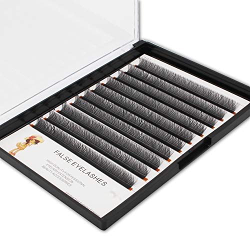 D Curl Faux Mink Eyelashes 10mm - Hand-woven 0.07mm