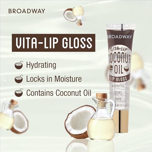 Ruby Kisses Broadway Vita-Lip Gloss - 6 Pack Coconut Oil