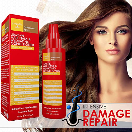 Arvazallia Leave-In Hair Conditioner Spray for Dry & Damaged Hair