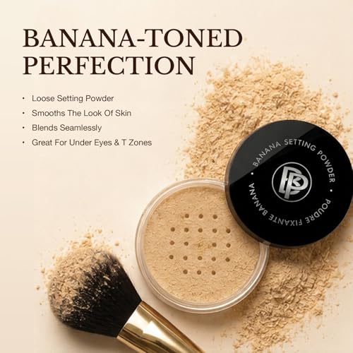 Bellapierre Banana Setting Powder – Talc-Free, Color-Correcting