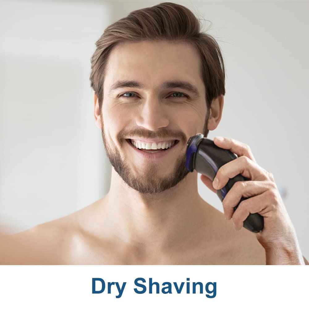 SH30 Replacement Heads Compatible with Philips Norelco Series 3000, 2000, 1000 Shavers and S738 Click and Style, 9 pack