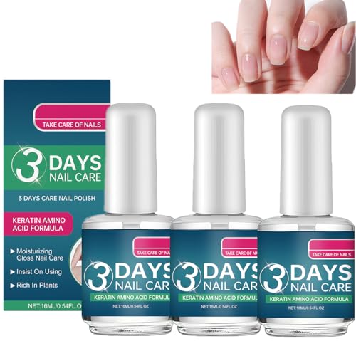 Keratin Nail Care Oil - Strengthening & Hydrating 3-Pack