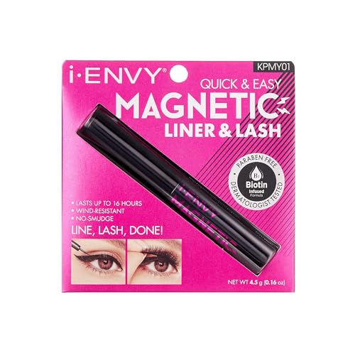 i•ENVY Magnetic Eyeliner Wind-Resistant 16-Hour Lash Adhesive, Dermatologist Tested