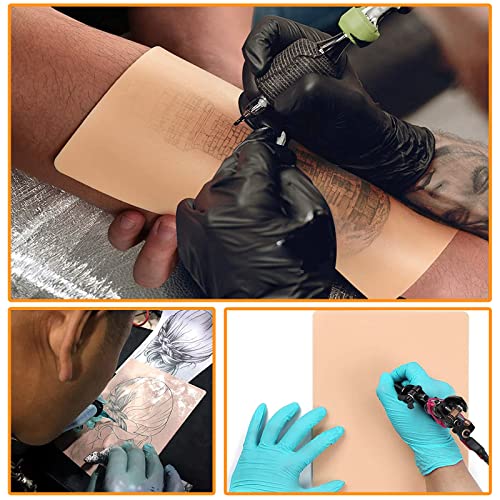 Yuelong 10Pcs Tattoo Practice Skin 7.4"x5.6" Microblading