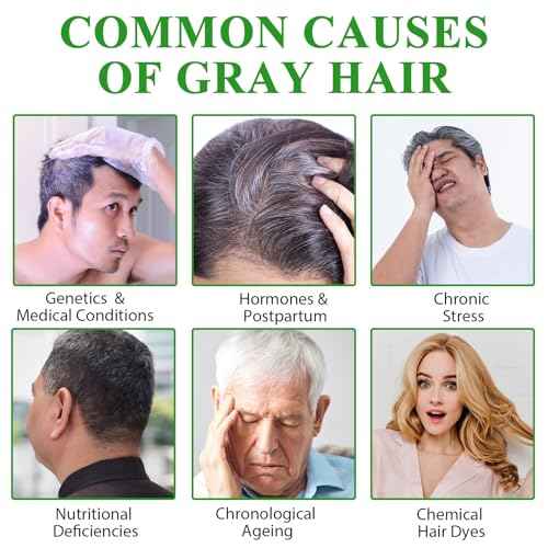 NIFEISHI Dark Brown Hair Dye Shampoo 3 IN 1, Hair Color Shampoo for Gray Hair, Coverage for Women & Men Natural Herbal Plant Semi Permanent Grey Hair Cover Treated 500ml