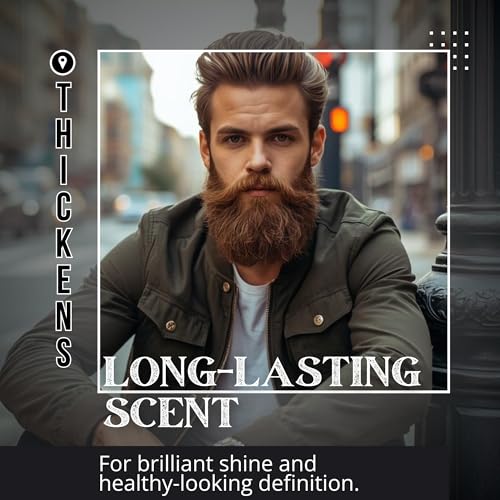 Beard Gains Beard Oil for Men - Organic Beard Growth Oil, Moisturizer & Conditioner, Softens & Strengthens Facial Hair, Reduces Itch, Promotes Healthy Beard (1oz, Valhalla)