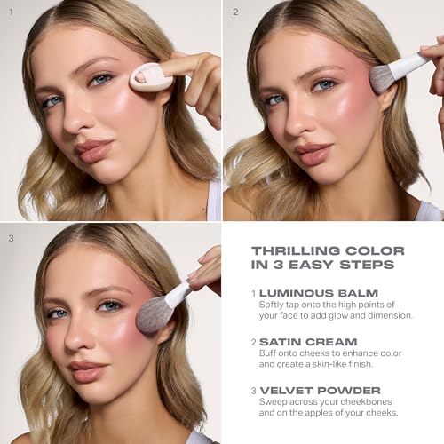 MORPHE Cheek Thrills Face Trio - Multi-Finish Blush & Highlighter