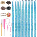 Hair Tinsel Kit - 3200 Strands, 48 Inch Fairy Hair Extensions