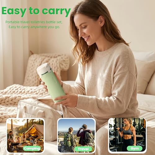 4-in-1 Travel Pump Dispenser Bottle 30ML 4-Pack Leak-Proof