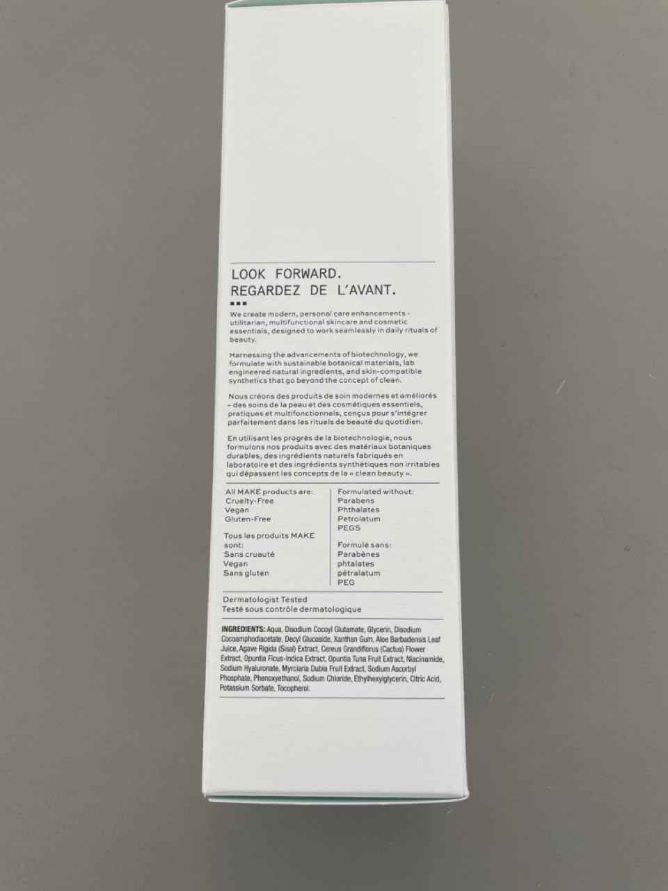 MAKE Beauty Succulent Skin Wash - Hydrating Face Wash, pH Balanced, Moisturizing Gentle Face Cleanser with Cactus Extracts and Hyaluronic Acid for All Skin types - 7.7 Fl Oz