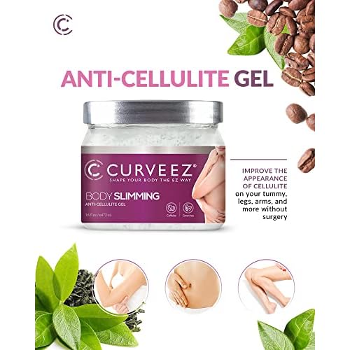 CURVEEZ Slimming Cream, Navel Arm Leg Belly Fat Burning Cream, Weight Loss Skin Firming Moisturizing Massage Gel for Cellulite, Soothing, Relaxing, Tightening & Slimming (16 Oz)