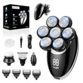 Premium 7D Head Shavers for Bald Men - 5-in-1 Detachable Electric Shaver with Floating Blades, Wet/Dry Waterproof Head Shaving Kit with USB Charging for Ultra-Smooth Shaving Experience
