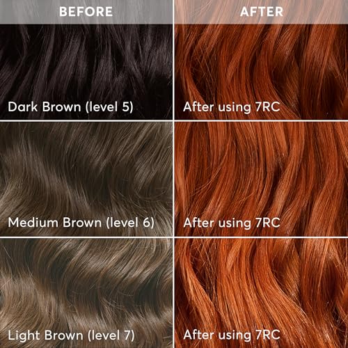 Madison Reed Radiant Hair Color Kit - Light Ginger Red, Vivid Permanent Dye, 2 Pack