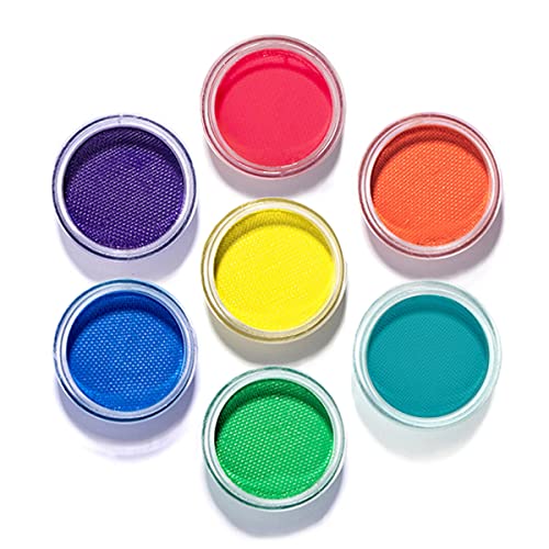 ONMAY UV Reactive Eyeliner 7 Color Glow in Dark Body Paint Kit
