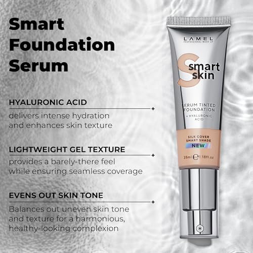 LAMEL Smartskin Tinted Foundation - Hydrating Anti-Aging Serum