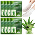 TEAWOO 8 Pairs Moisturizing Foot Masks with Aloe Vera & Jojoba Oil