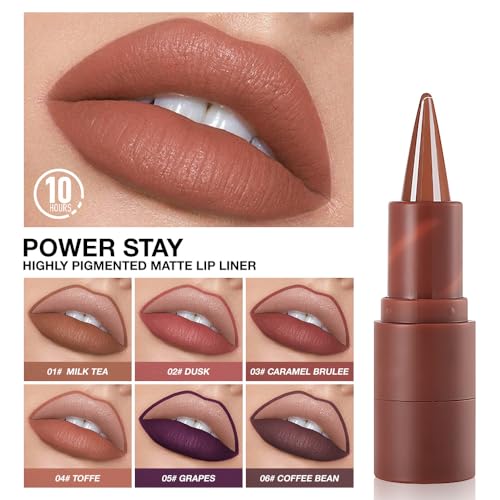 Matte Lip Liner Crayon – Waterproof, Long-Wear, Precision Tip