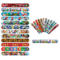 24Pcs Mario Galaxy Slap Bracelets Set - Super Bros Party Favors