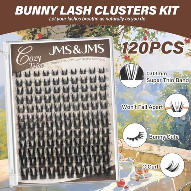 Bunny Lash Clusters C Curl Wispy Anime Eyelashes