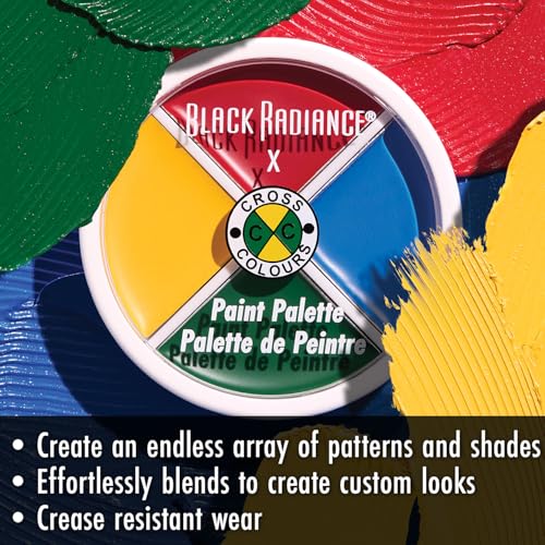 Black Radiance Cross Colours Paint Palette - Multi-Use Cream