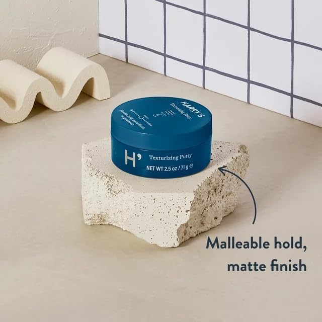 Men's Texturizing Hair Putty - Medium Hold, Matte Finish, 2.5oz