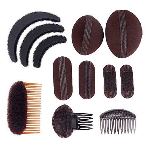 Invisible Hair Clip Comb Volume Tool - 12-Piece Set for Straight Hair