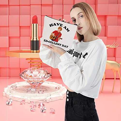 LEVLO Pop Music Lovers Gifts Have An Ed-cellent Day Makeup Bags Guitar Lovers Birthday Travel Case for Her(Ed-cellent Day)