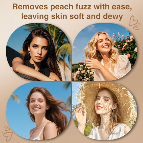 4 Pack Replacement Heads for Flawless Gen 3 Facial Hair Remover - Compatible with Finishing Touch
