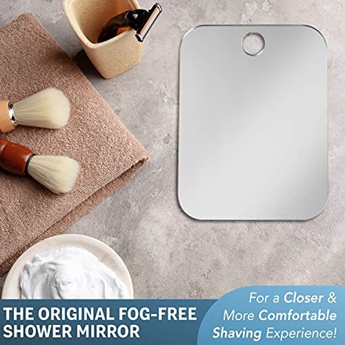 Shave Well Fogless Shower Mirror 6x4 | Anti-Fog Shaving Mirror