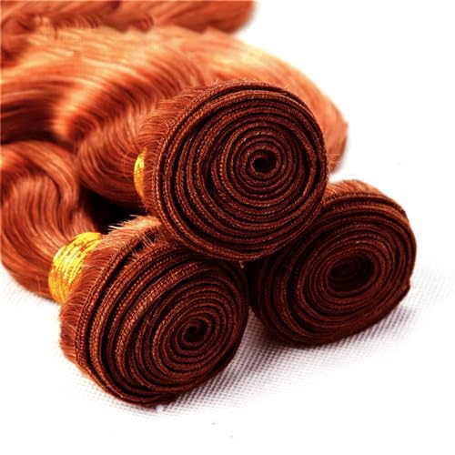 30 32 34 Inch Reddish Brown Body Wave Hair Bundles