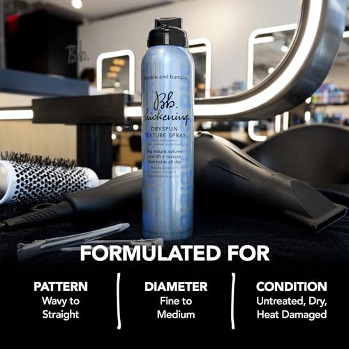 Bumble and bumble. Thickening Dryspun Texture Spray | Volumizing + Adds Texture | Straight to Wavy