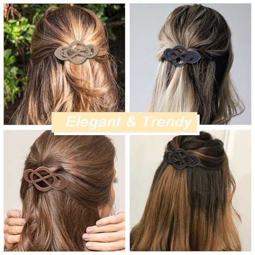 Vintage French Barrette Clips - 4 Pack Hair Clips