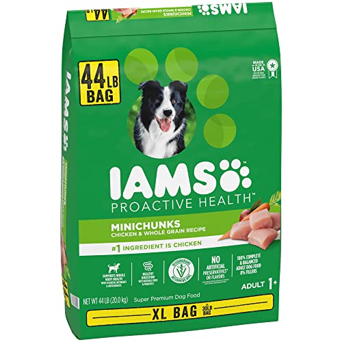 Iams Proactive Health Minichunks with Chicken & Whole Grain Recipe Adult Dry Dog Food, 44 lbs.