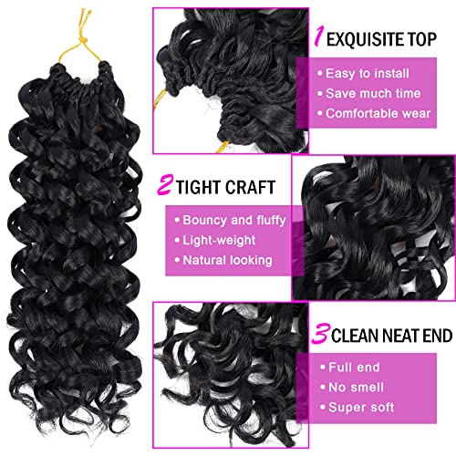 GoGo Curl Crochet Hair 10 Inch Water Wave - 7 Pack