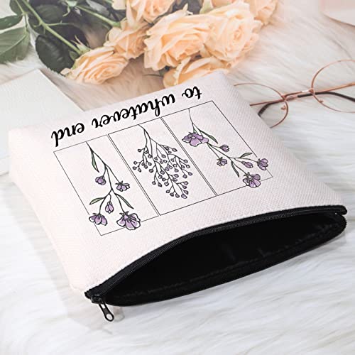 POFULL Throne of Glass Gift To Whatever End Cosmetic Bag Bookish Gift (to whatever bag)