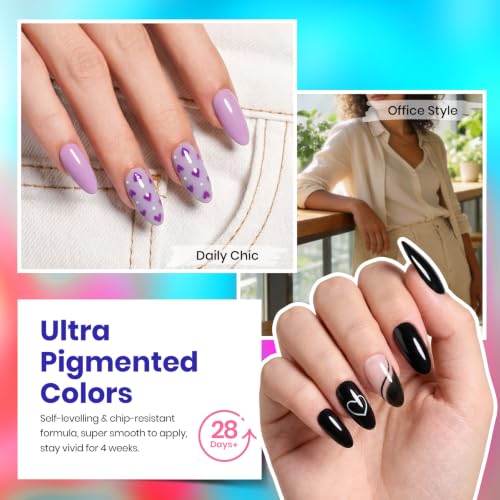 Beetles 20 Colors Gel Nail Polish Set with Base & Top Coat - UV LED Kit