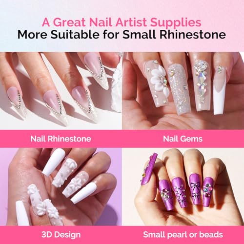 MelodySusie Rhinestone Gel Nail Glue for 3D Sculpting & Charms, 30g UV/LED