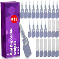 Mymed Mini #11 Dermaplane Razor for Women Face, Manual Shaving Razor, Pack of 25