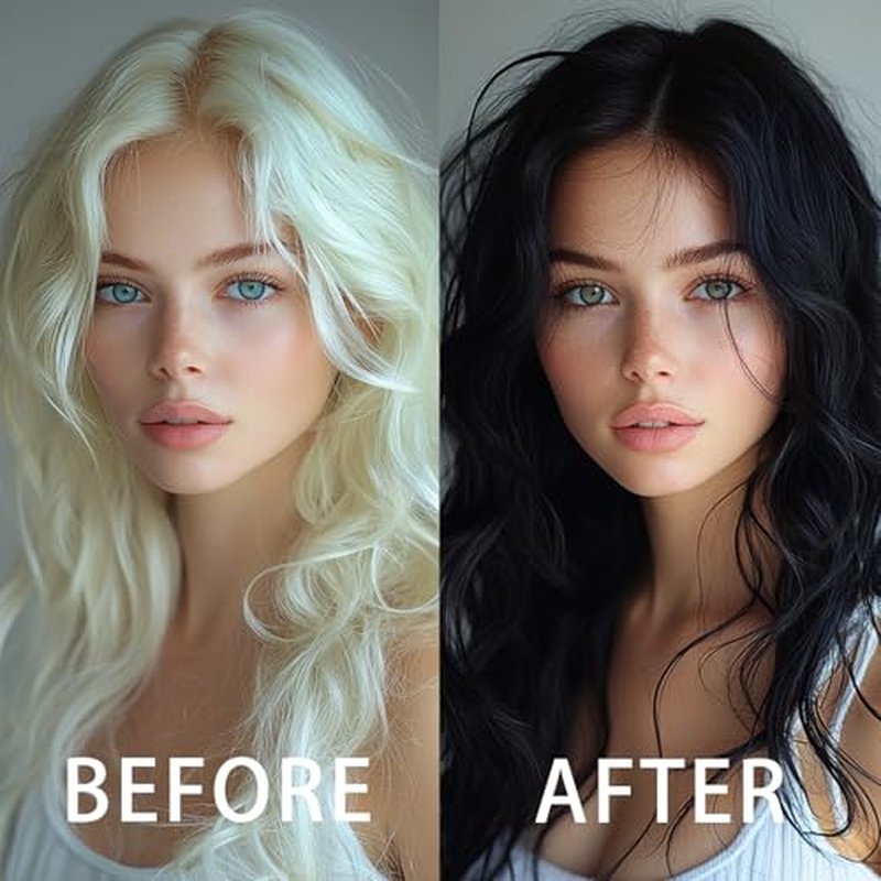 Black Temporary Hair Color Spray for Instant Styling & Fun