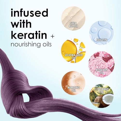 Keracolor Color + Clenditioner 3-in-1 Semi-Permanent Hair Dye, 12 Fl Oz