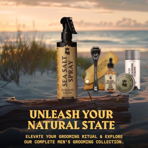 Striking Viking Sea Salt Spray for Men - Citrus, 6.76 fl oz