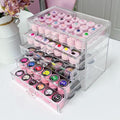 5 Tier Nail Art Decoration Storage Box£¬Acrylic Make Up&Jewelry Organizer with Drawers, Cosmetic Storage for Dresser Countertop and Bathroom£¬Transparent Acrylic Nail Art Jewelry Accessories